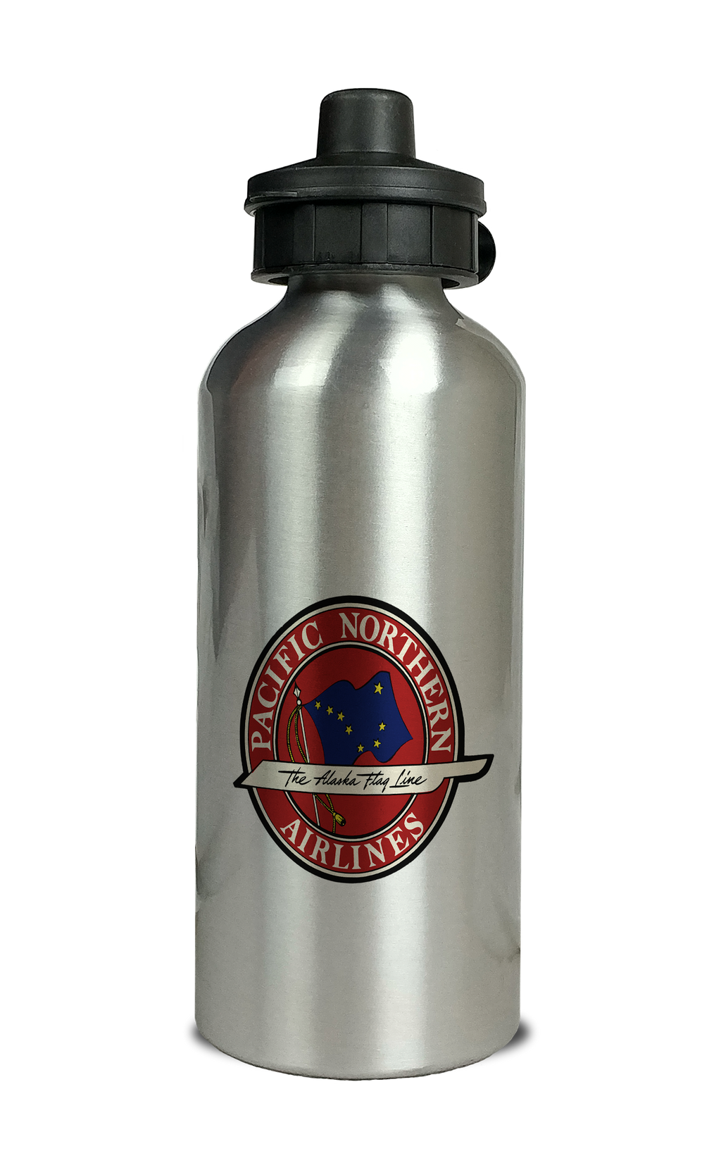 Pacific Northern Airlines Vintage Aluminum Water Bottle