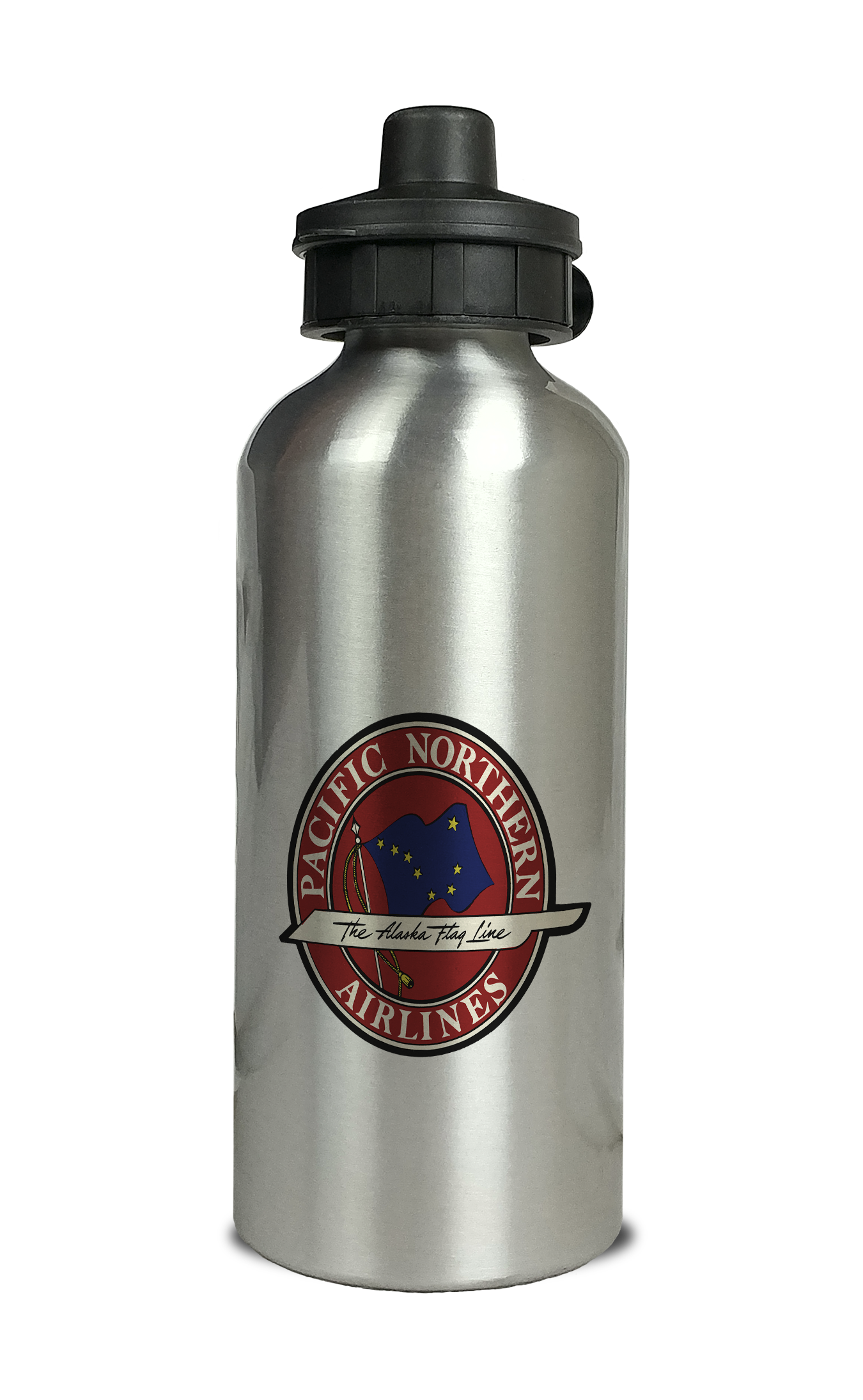Pacific Northern Airlines Vintage Aluminum Water Bottle