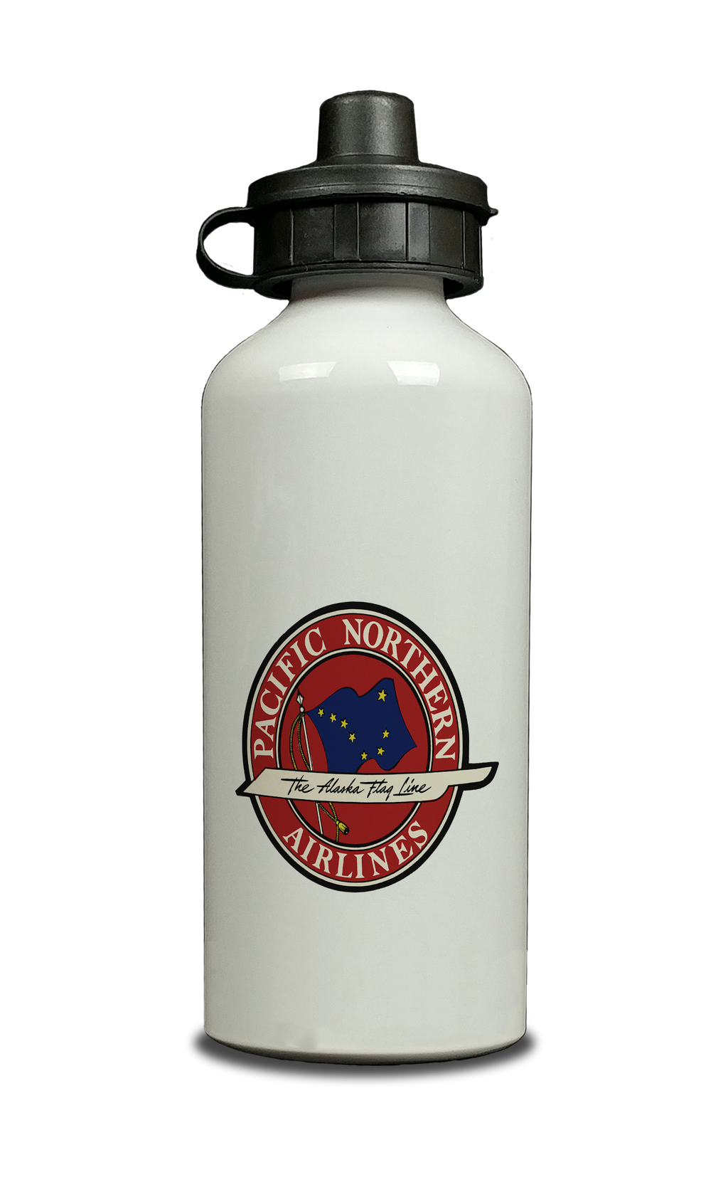 Pacific Northern Airlines Vintage Aluminum Water Bottle