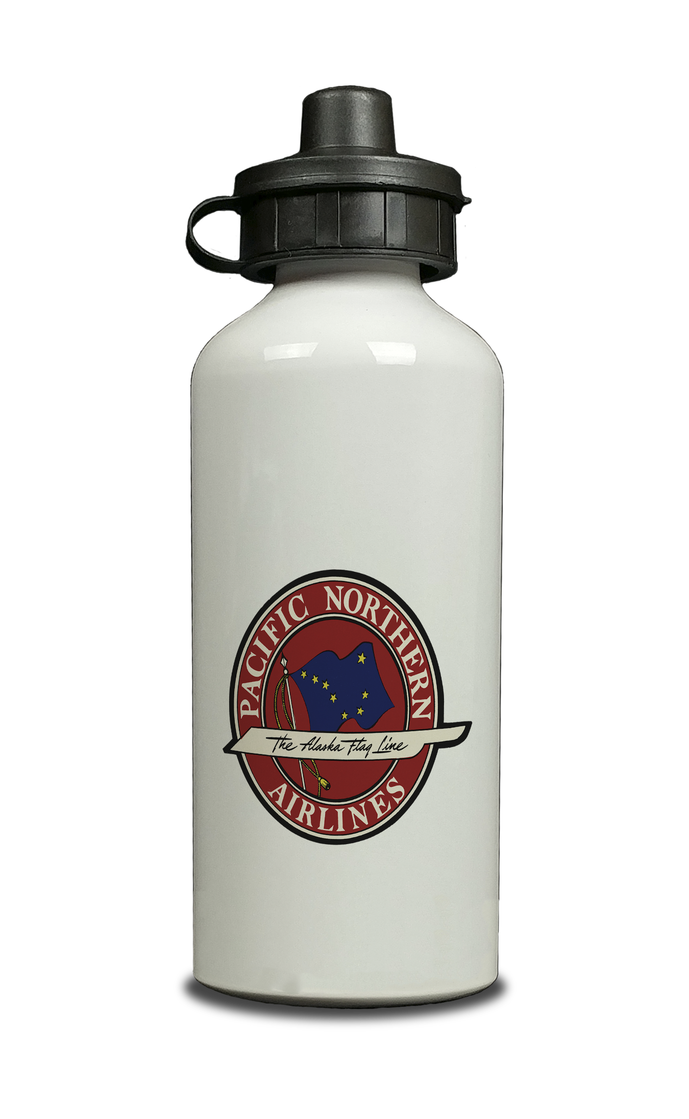 Pacific Northern Airlines Vintage Aluminum Water Bottle