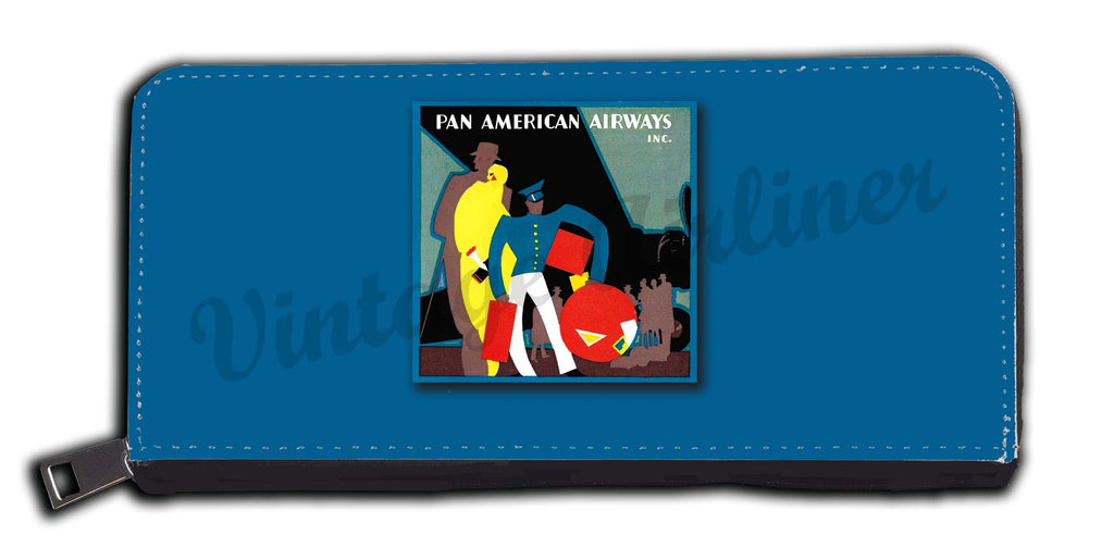 Pan Am Airways 1950's Bag Sticker Wallet