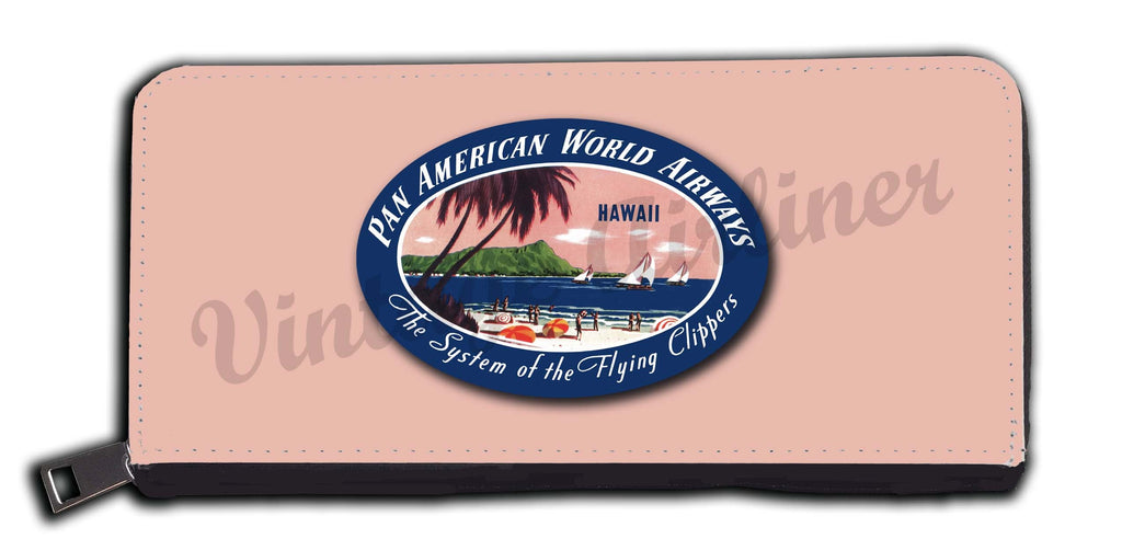 Pan Am World Airways Vintage Bag Sticker Wallet