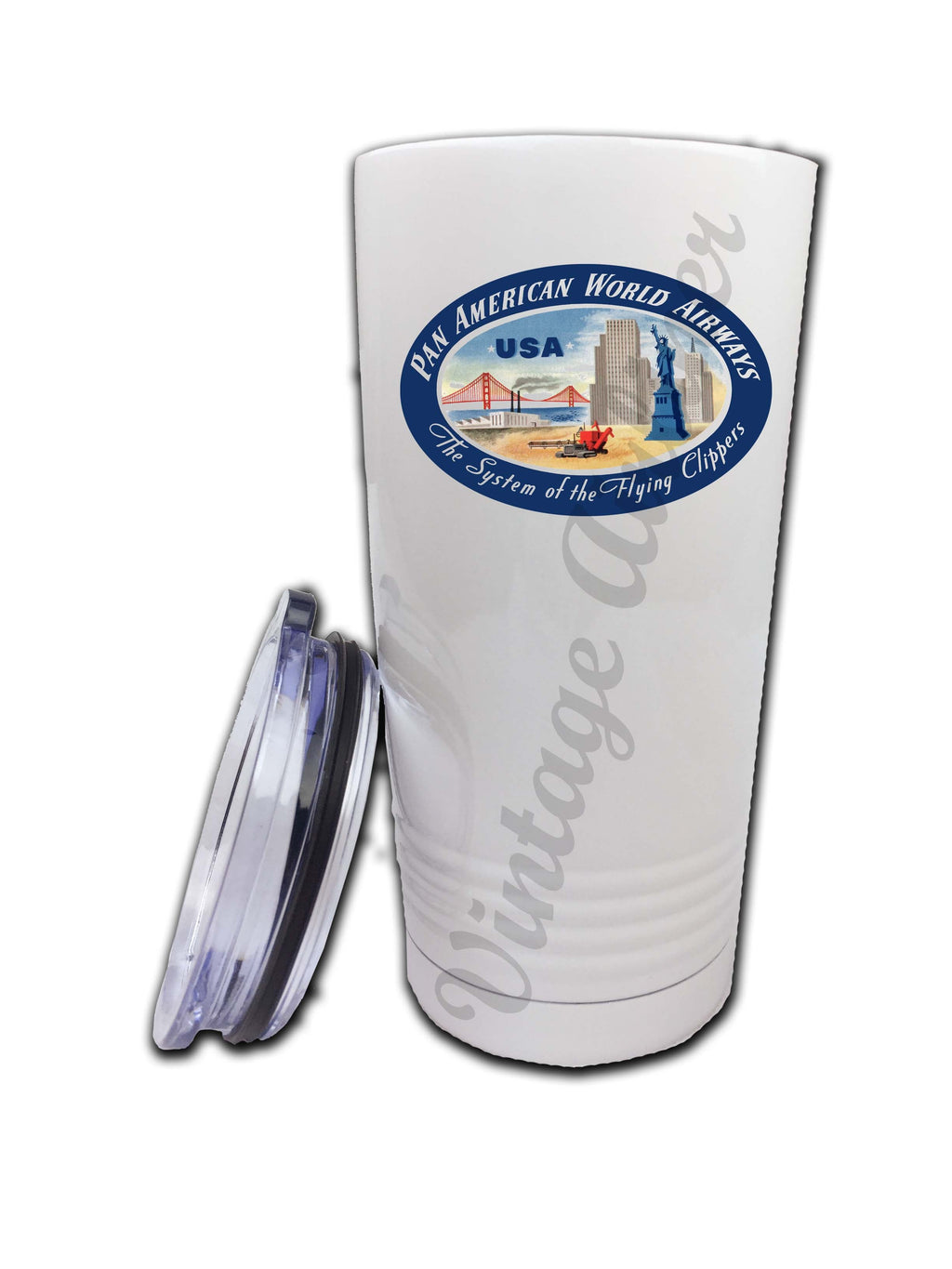 Pan Am Vintage USA Bag Sticker Tumbler