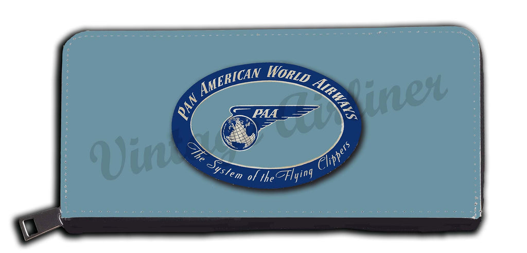 Pan Am World Airways 1930's Vintage Bag Sticker Wallet