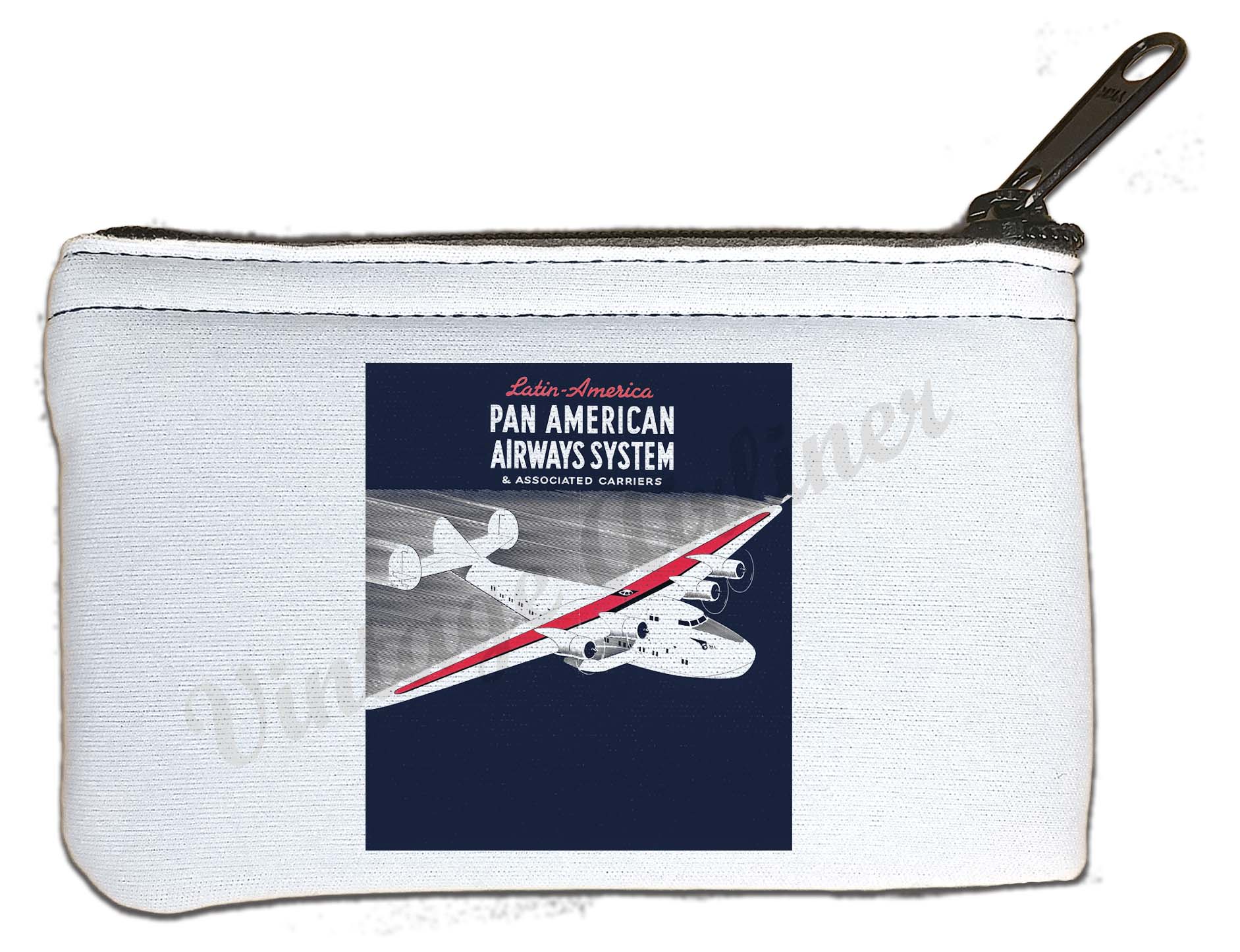Pan American Airway System Vintage Rectangular Coin Purse