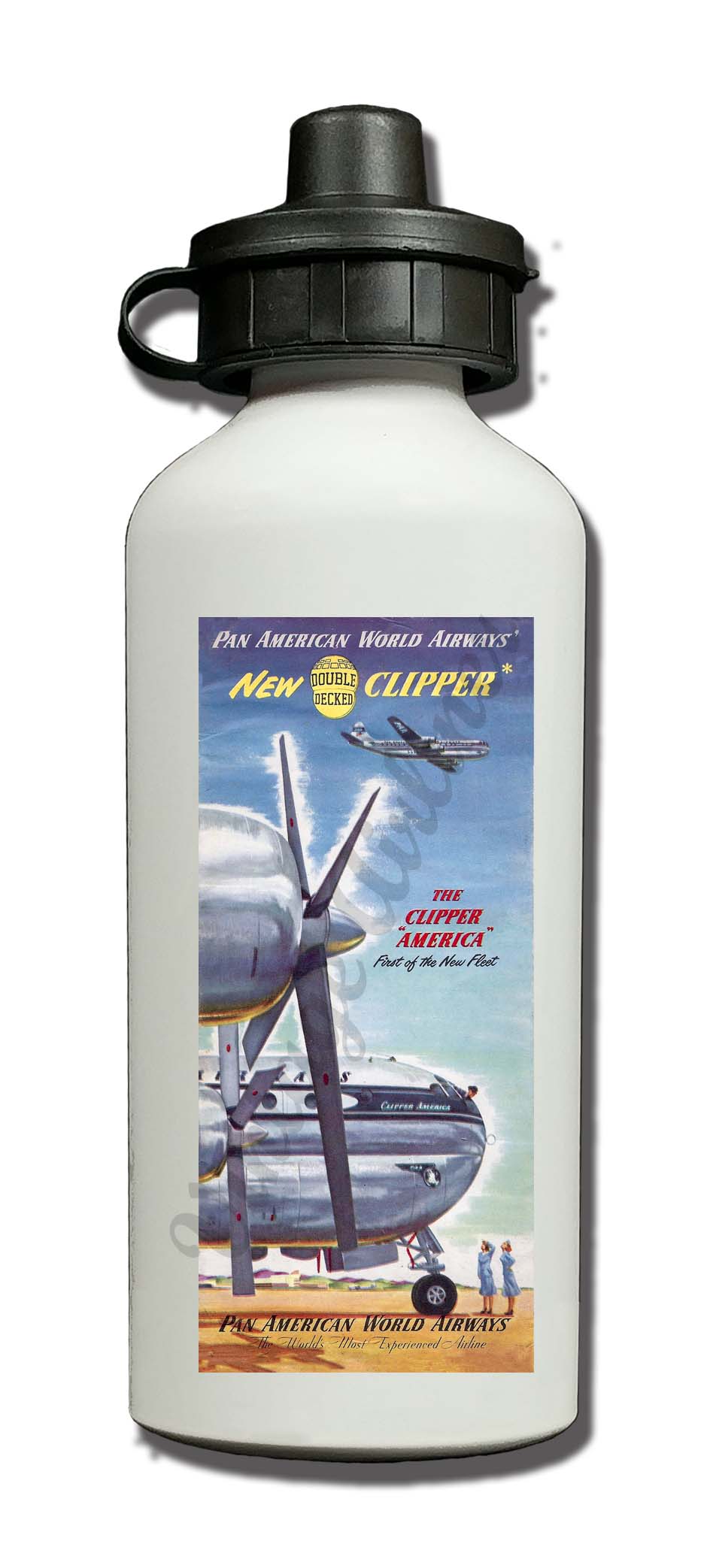 Pan American Airway Vintage Aluminum Water Bottle