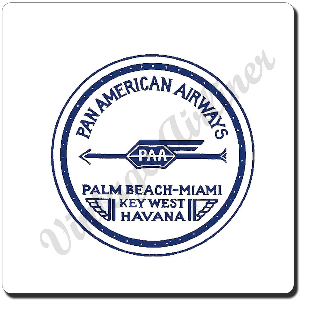 Pan American Airways Vintage Sandstone Coaster
