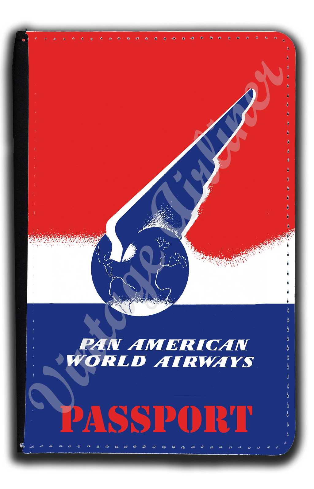 Pan Am 1940's Bag Sticker Passport Case
