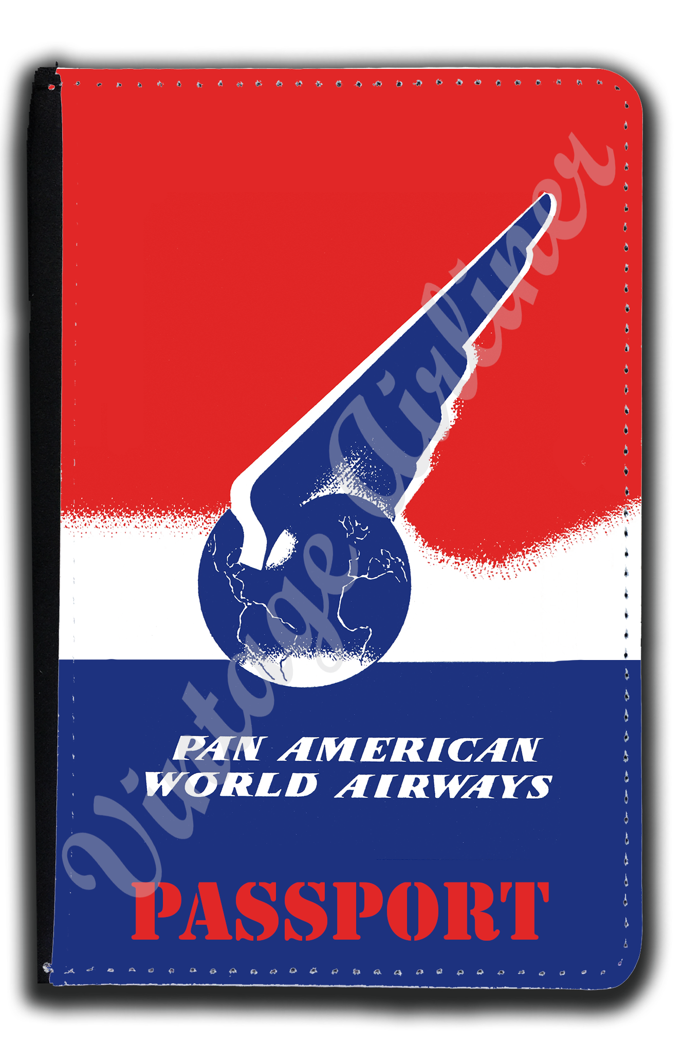 Pan Am 1940's Bag Sticker Passport Case