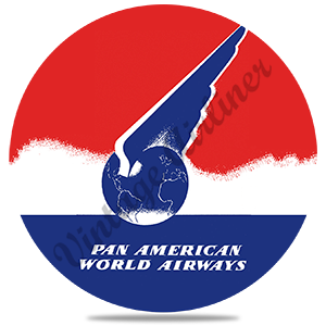Pan American World Airways 1940's Vintage Round Sandstone Coaster