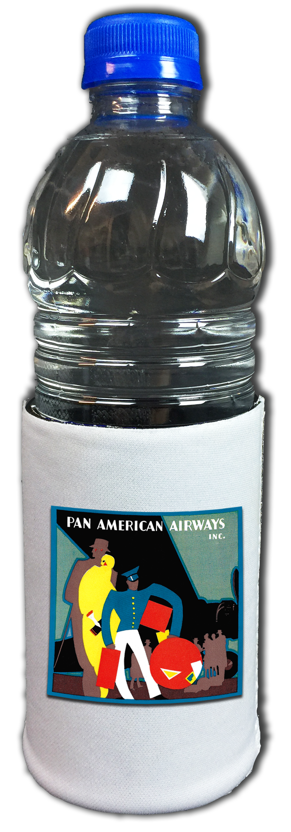 Pan American World Airways 1950's Vintage Bag Sticker Beverage Wrap