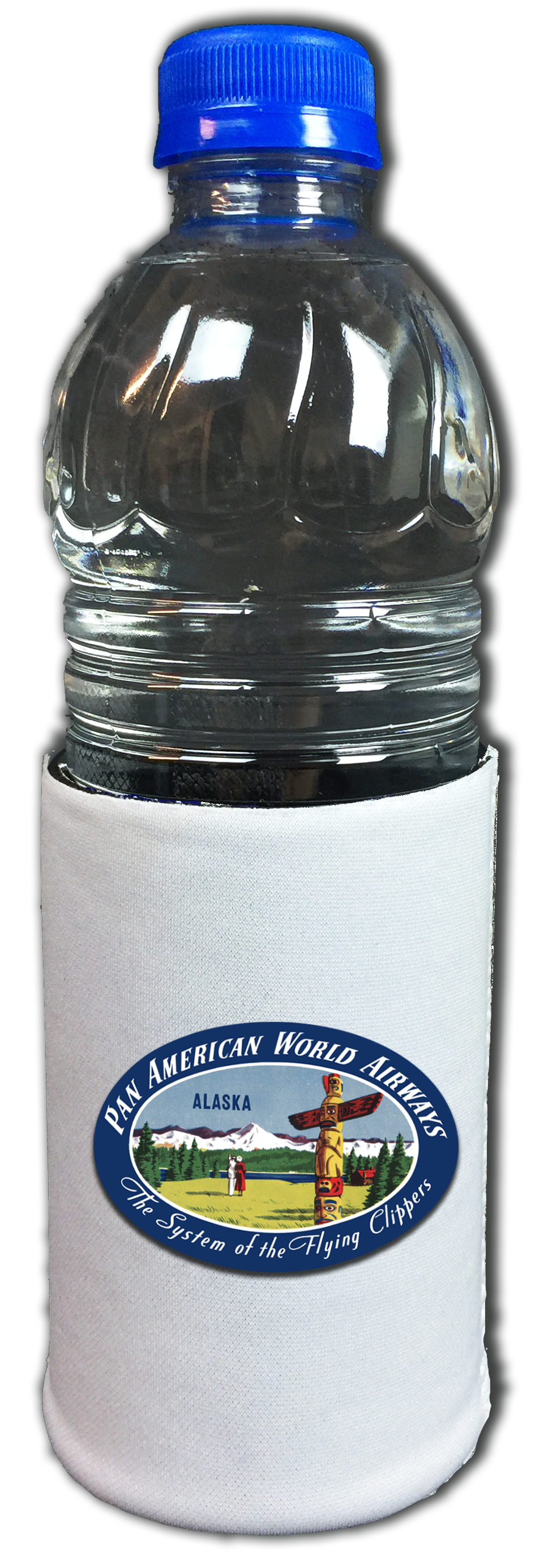 Pan American World Airways Alaska Vintage Bag Sticker Beverage Wrap