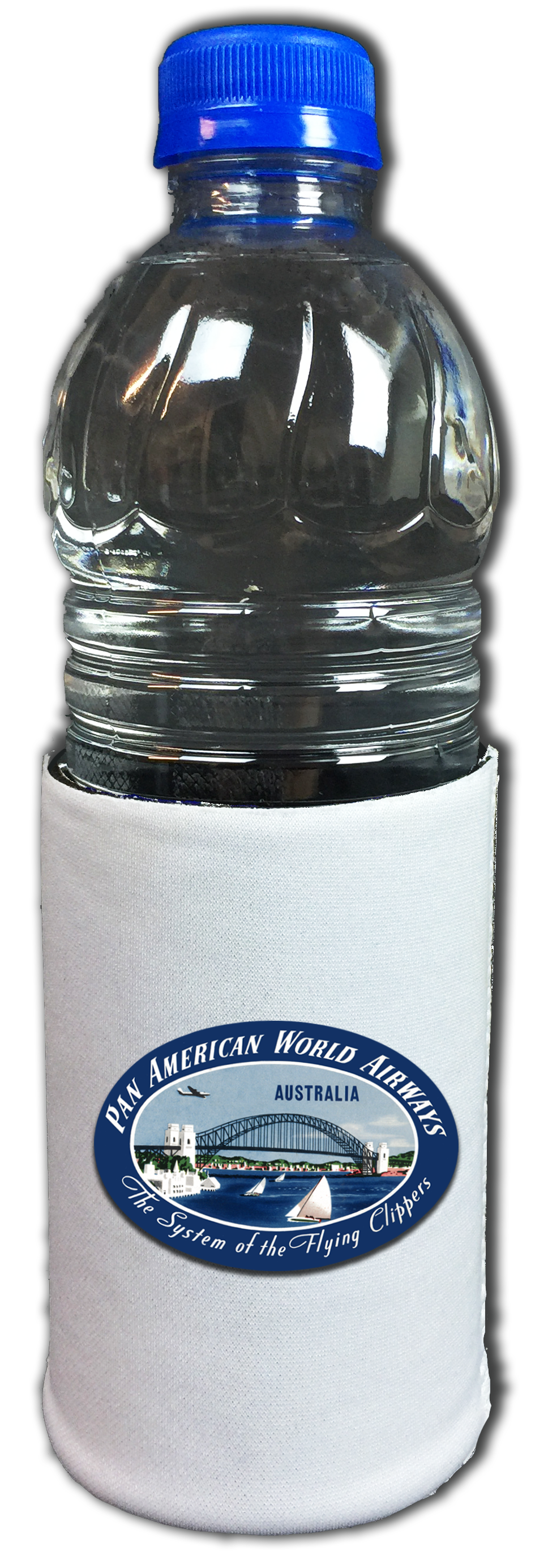 Pan American World Airways Australia Vintage Bag Sticker Beverage Wrap