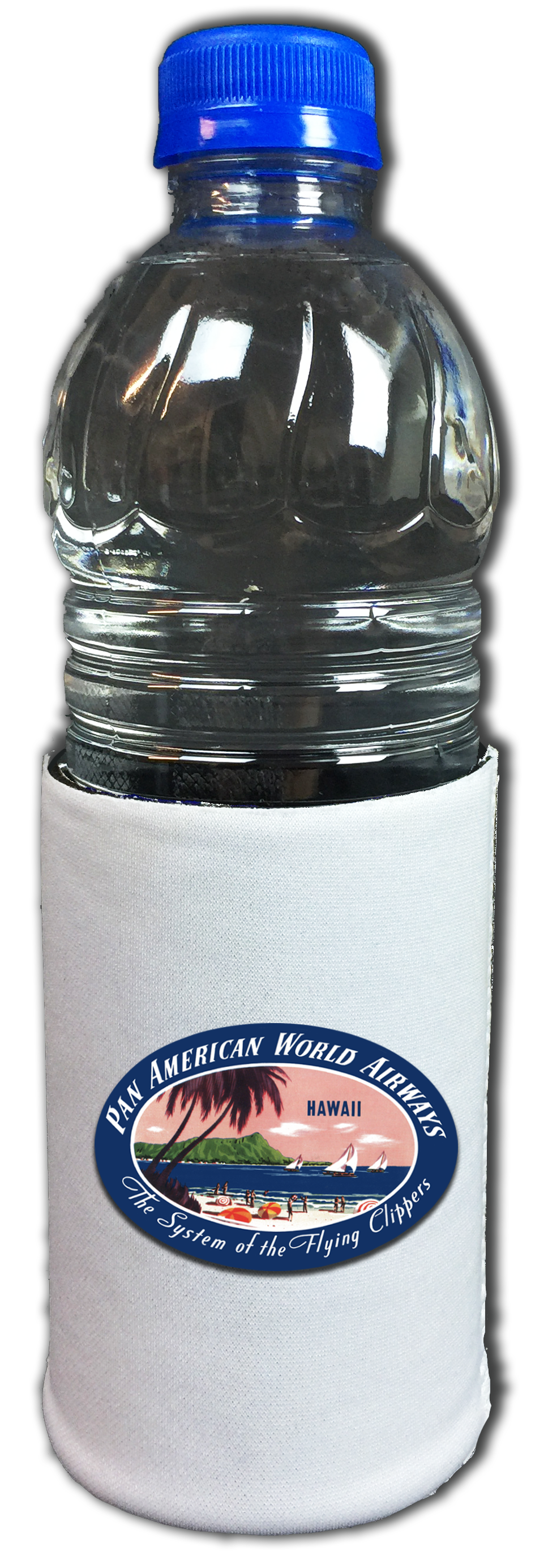 Pan American World Airways Hawaii Vintage Bag Sticker Beverage Wrap