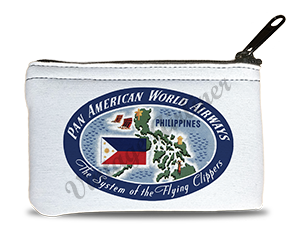Pan American World Airways Philippines Bag Sticker Rectangular Coin Purse