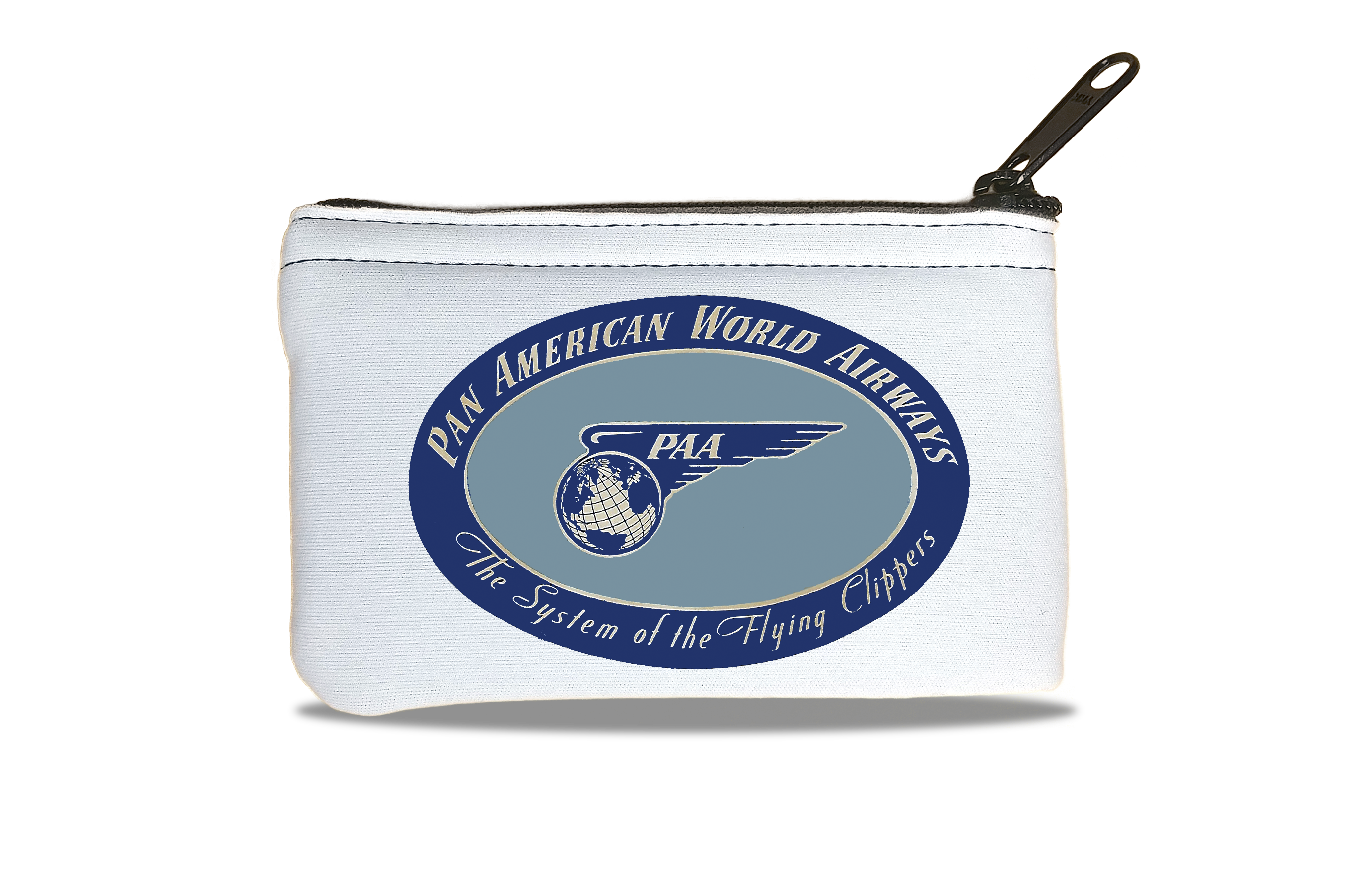 Pan Am 1930's Vintage Bag Sticker Rectangular Coin Purse