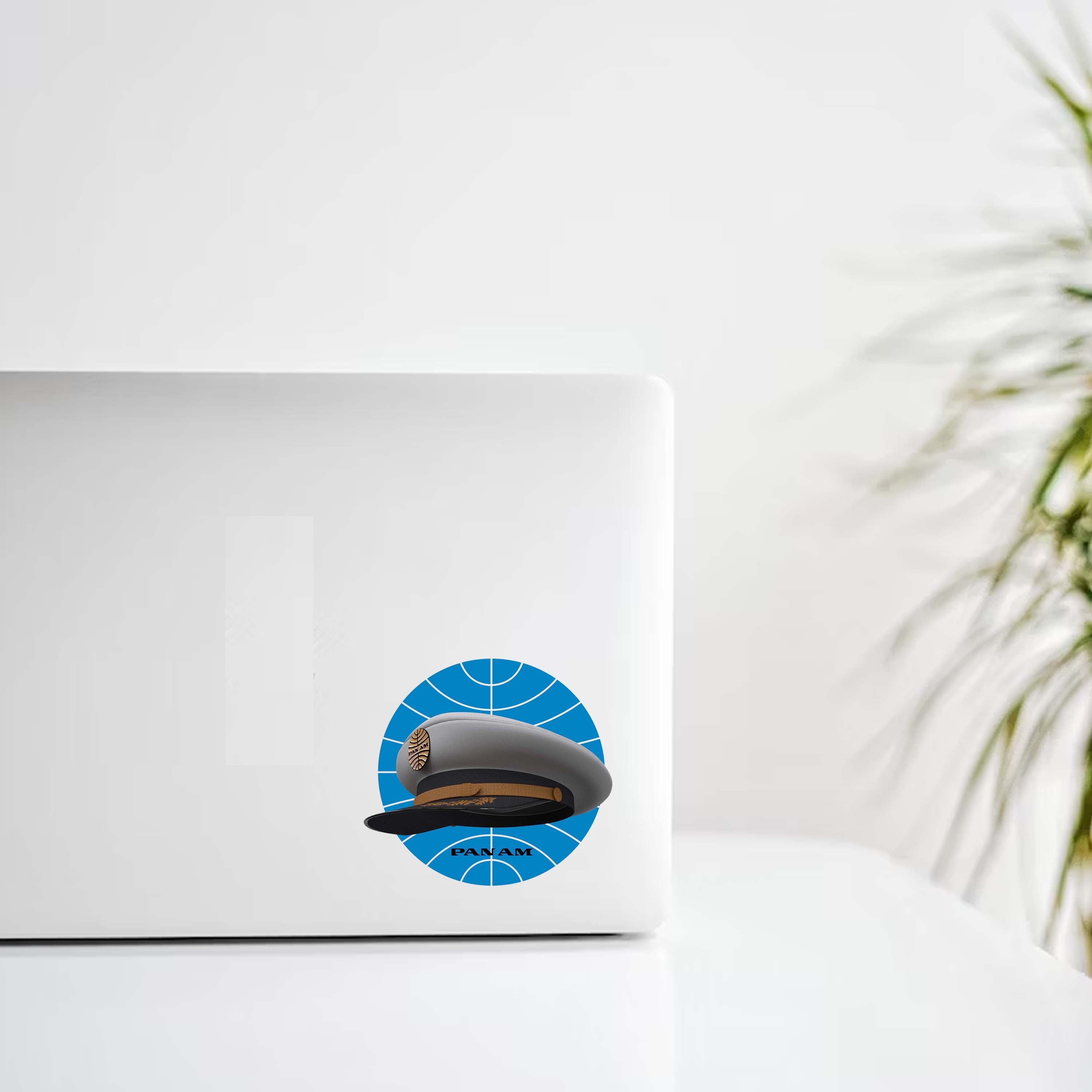 Pan Am Pilot Cap Design Decal Stickers