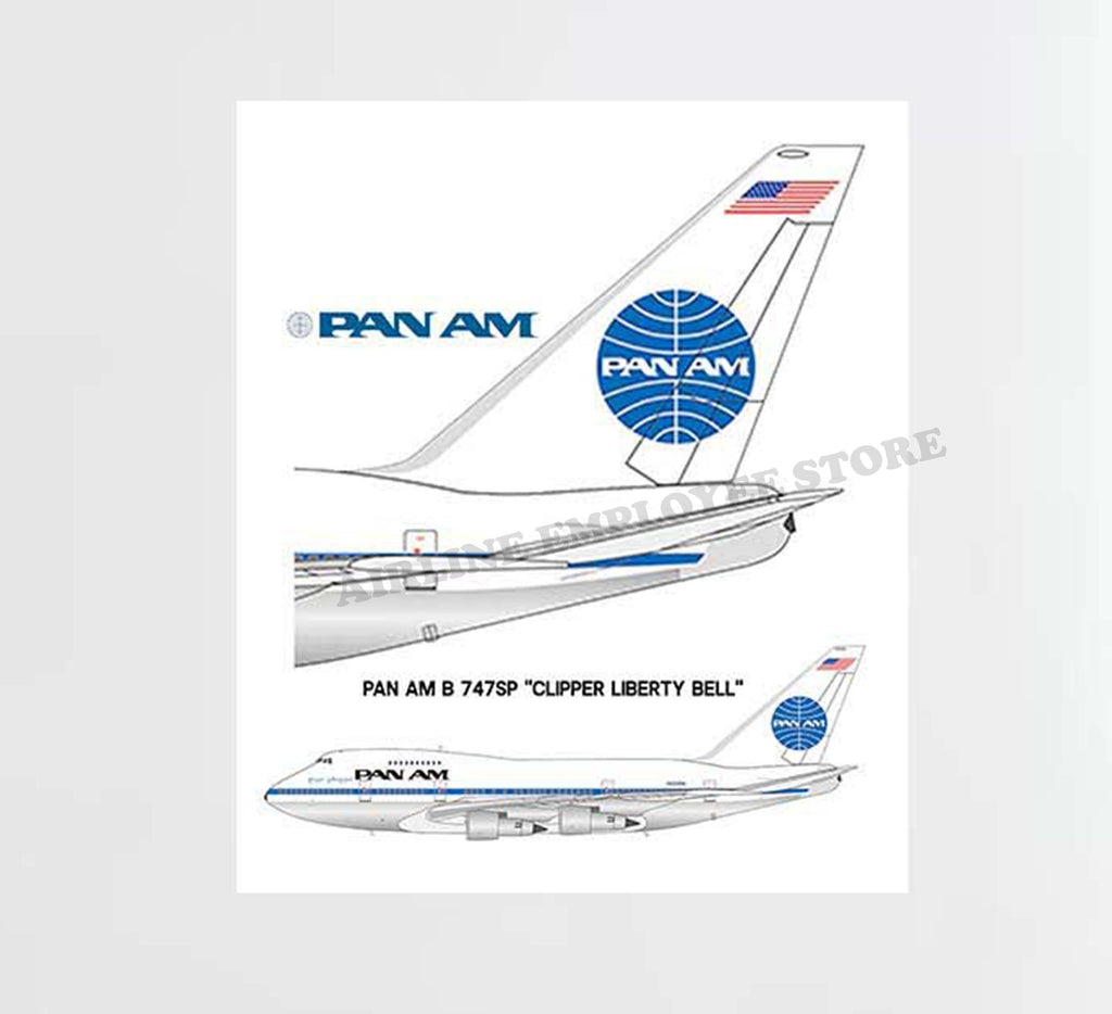 Pan Am Livery Tails Design Decal Stickers