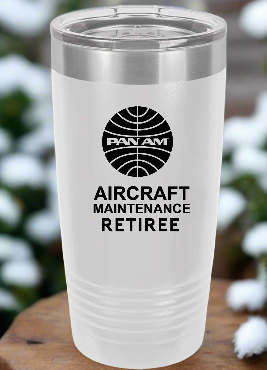 RETIREE Pan American Aircraft Maintenance Tumbler