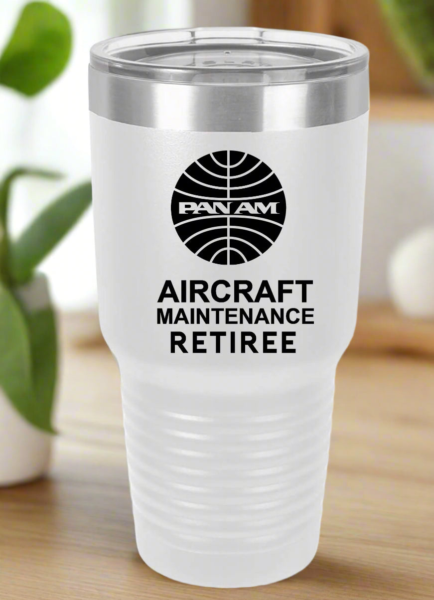 RETIREE Pan American Aircraft Maintenance Tumbler