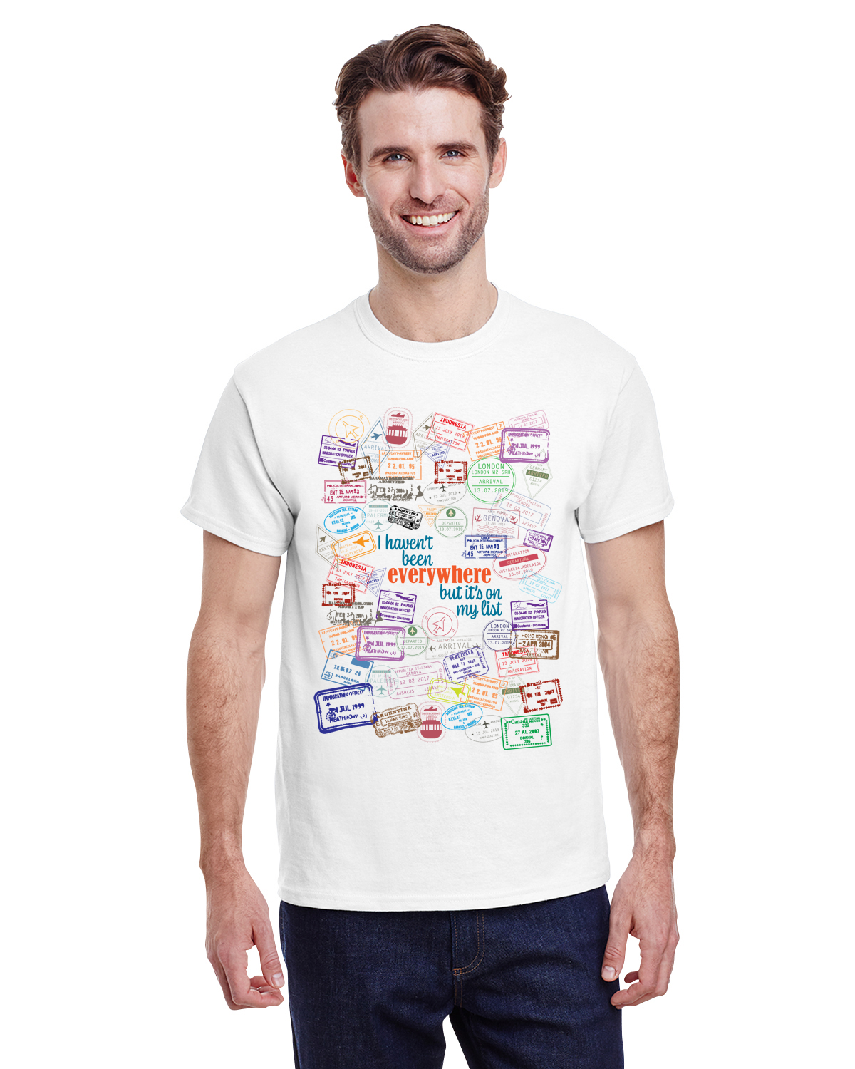 Passport Stamp T-shirt