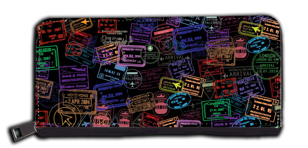 Passport Stamps Wallet