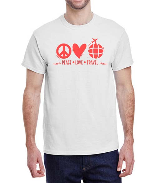 Peace Love Travel - Unisex T-Shirt