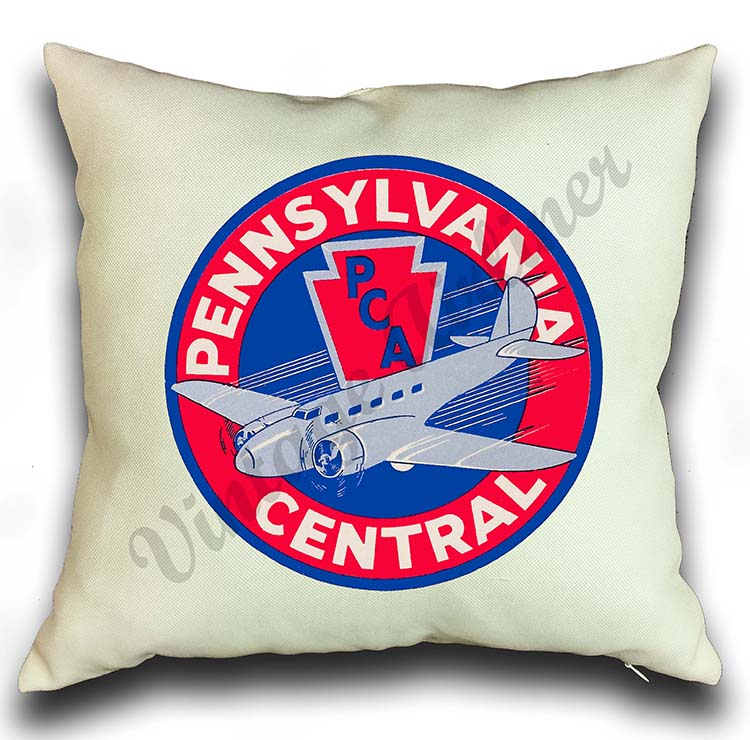 Pennsylvania Central Airlines Pillow Case Cover