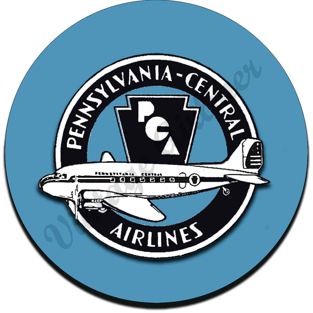 Pennsylvania Central Airlines Vintage Sandstone Coaster
