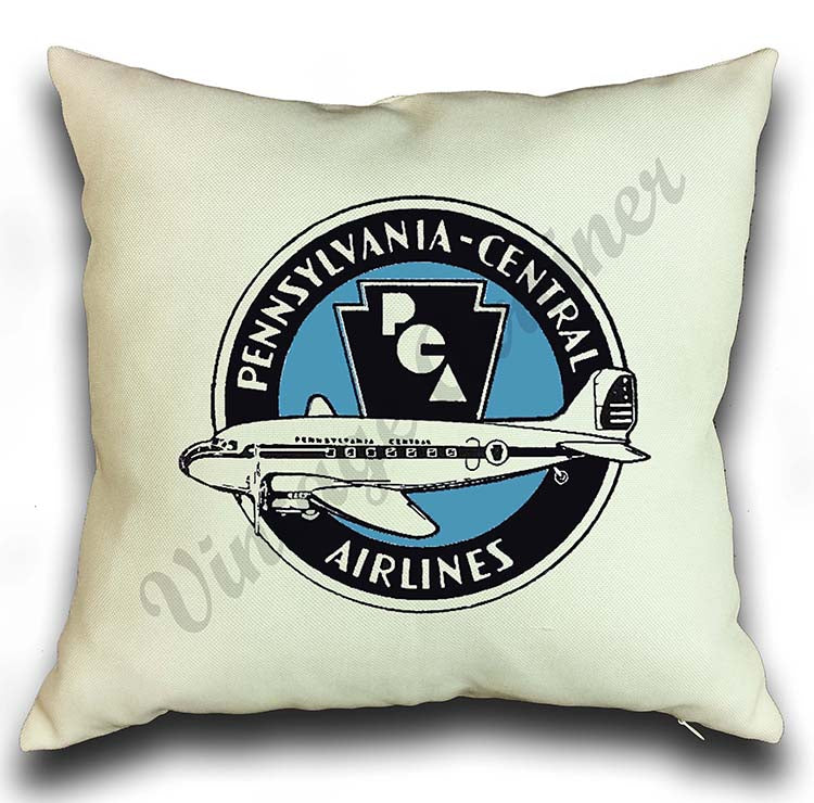 Pennsylvania Central Airlines Pillow Case Cover