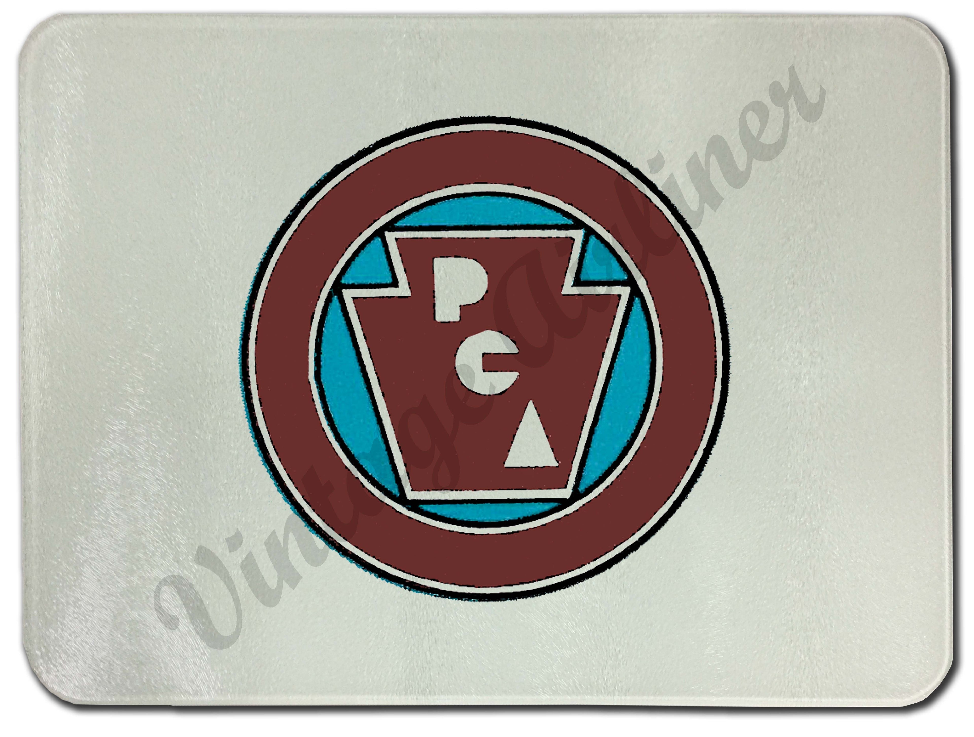 Pennsylvania Central Airlines Glass Cutting Board