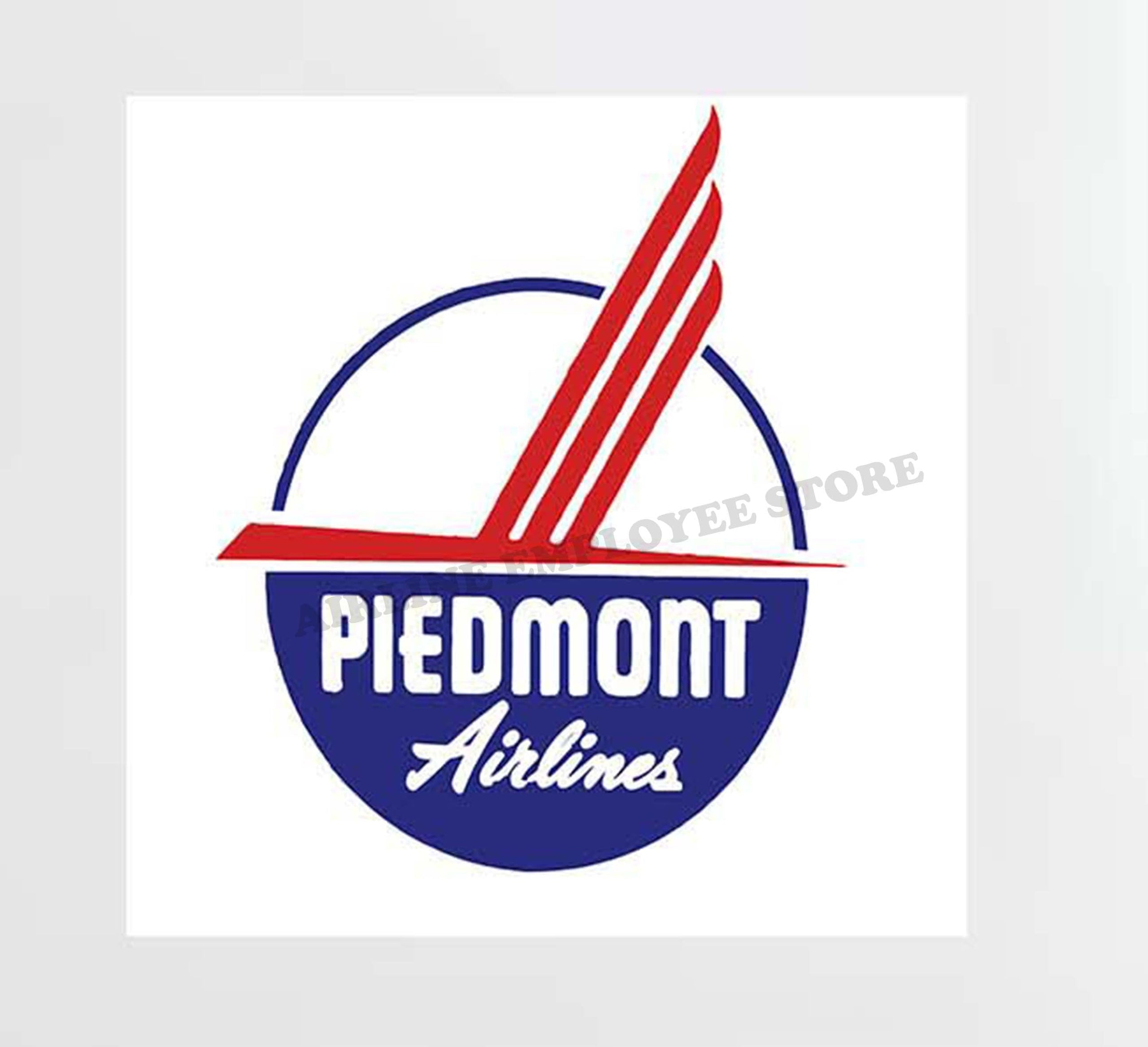 Piedmont Airlines 1950's Vintage Logo Decal Stickers