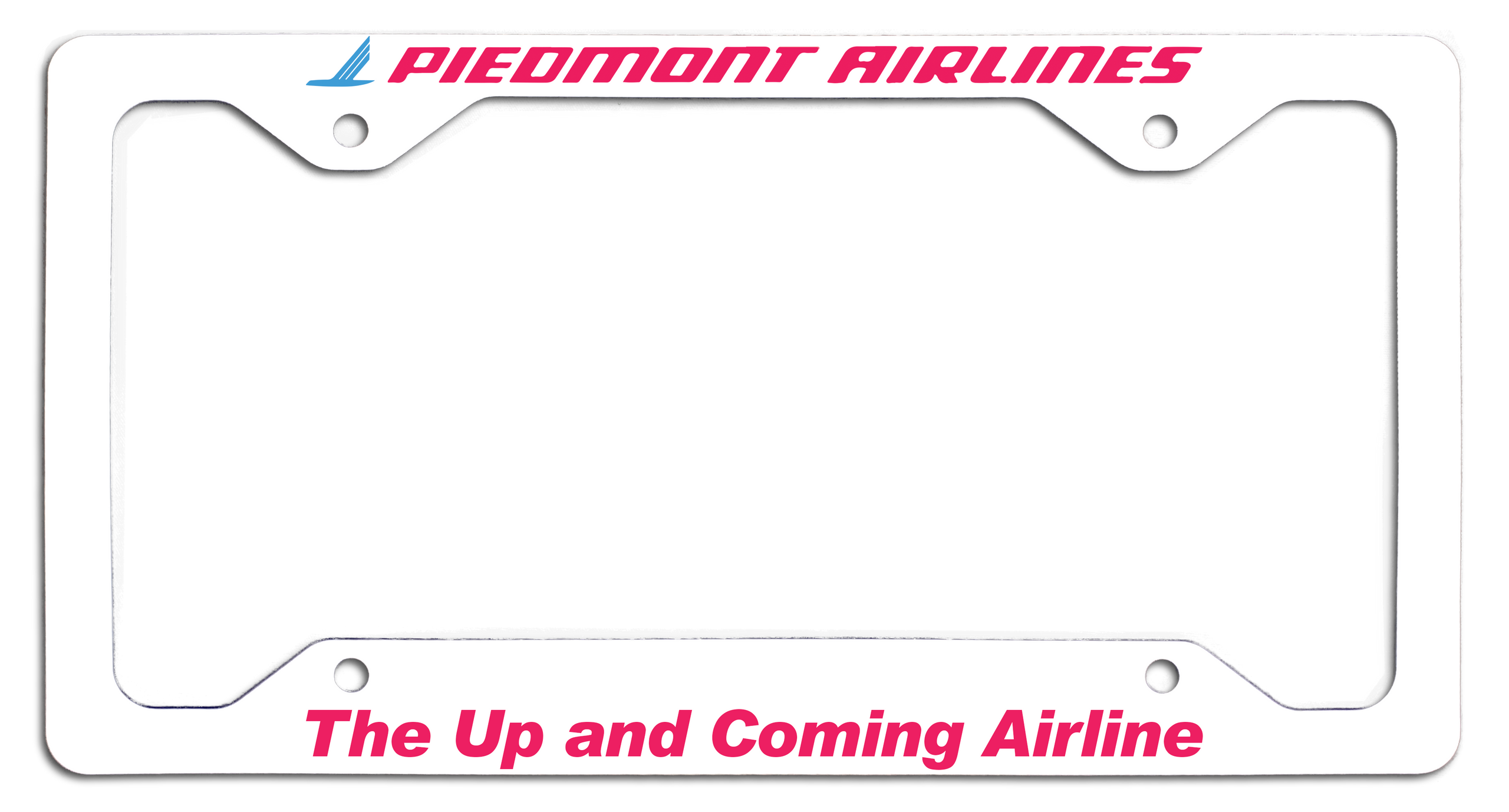 Piedmont Airlines - The Up and Coming Airline - License Plate Frame