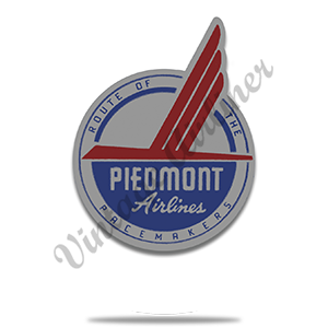 Piedmont Airlines Pacemaker Bag Sticker Round Sandstone Coaster