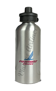 Piedmont Airlines Logo Aluminum Water Bottle