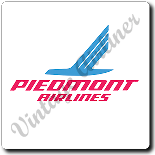 Piedmont Airlines Logo Square Sandstone Coaster