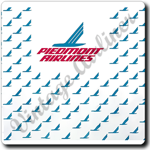 Piedmont Speedbird Logo Square Sandstone Coaster