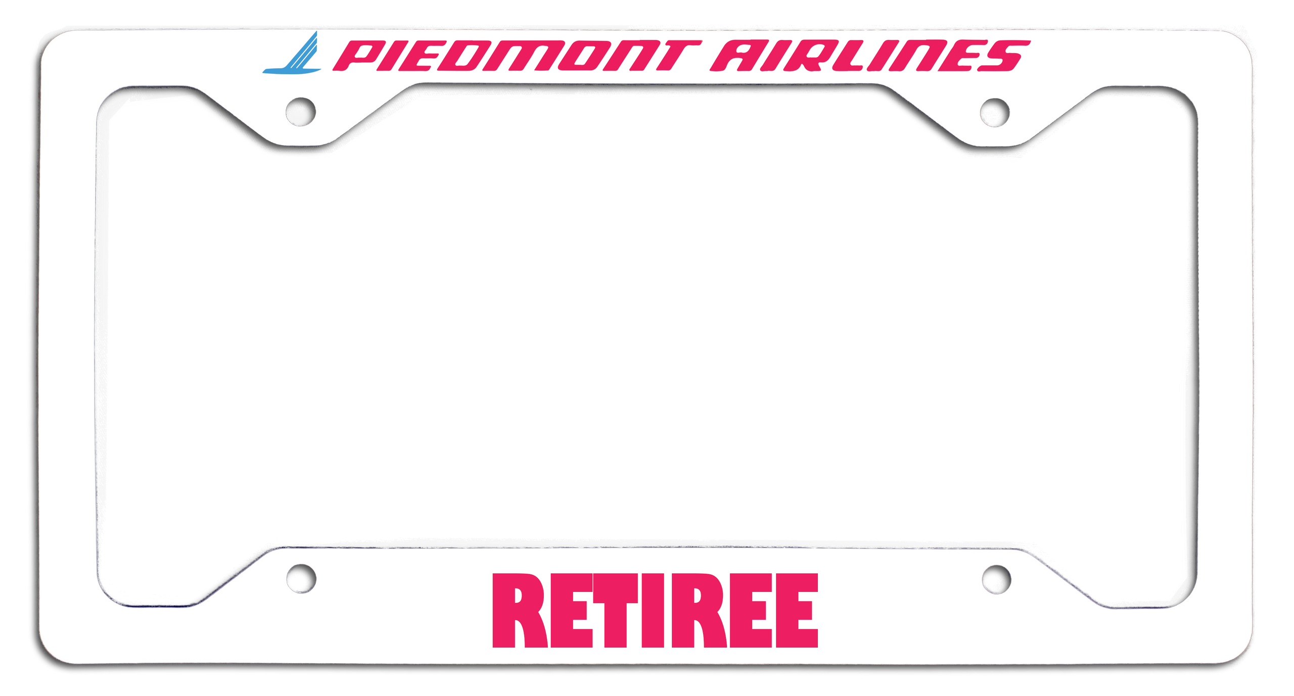 Piedmont Airlines Retiree - License Plate Frame