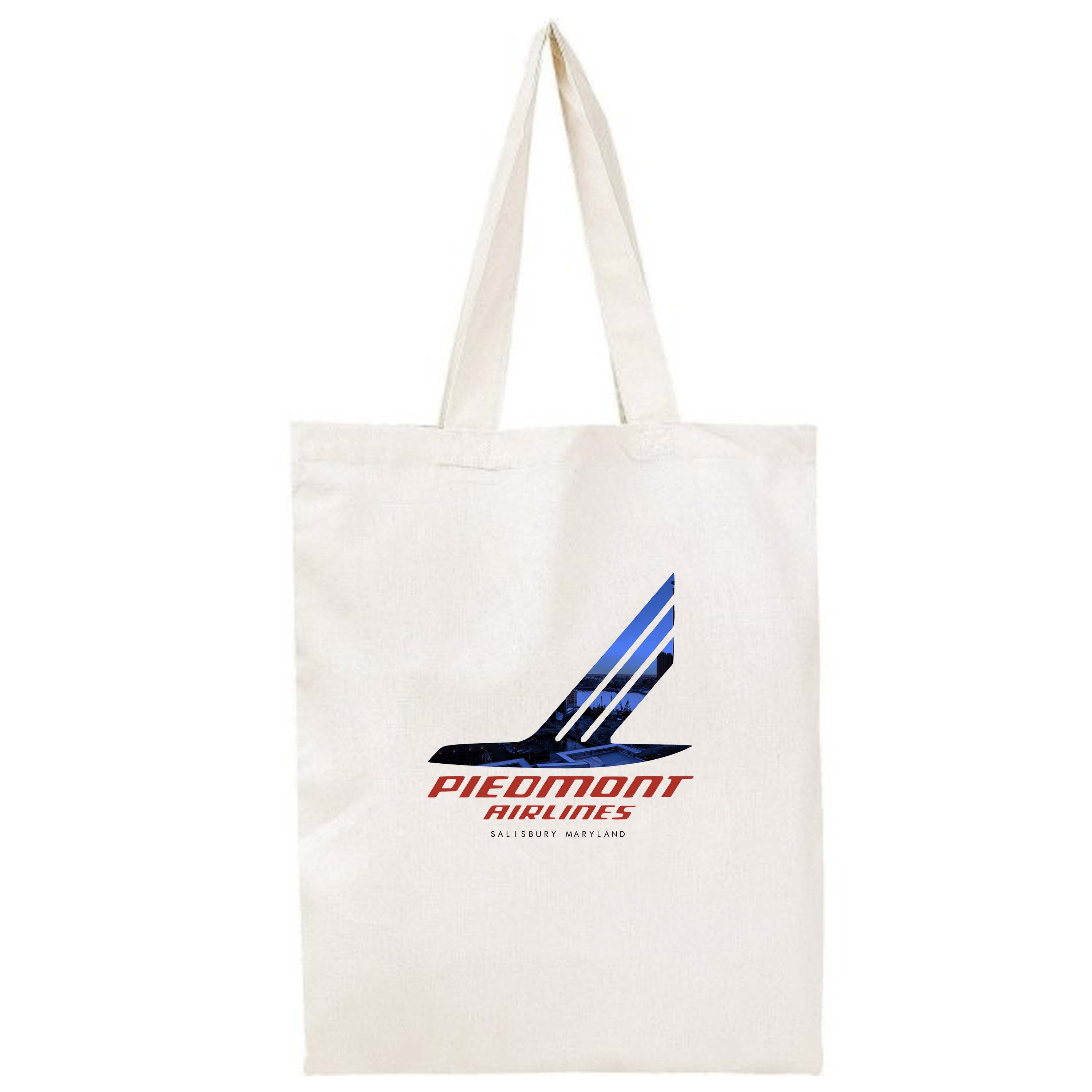 Piedmont Logo City - Salisbury Maryland - Tote Bag