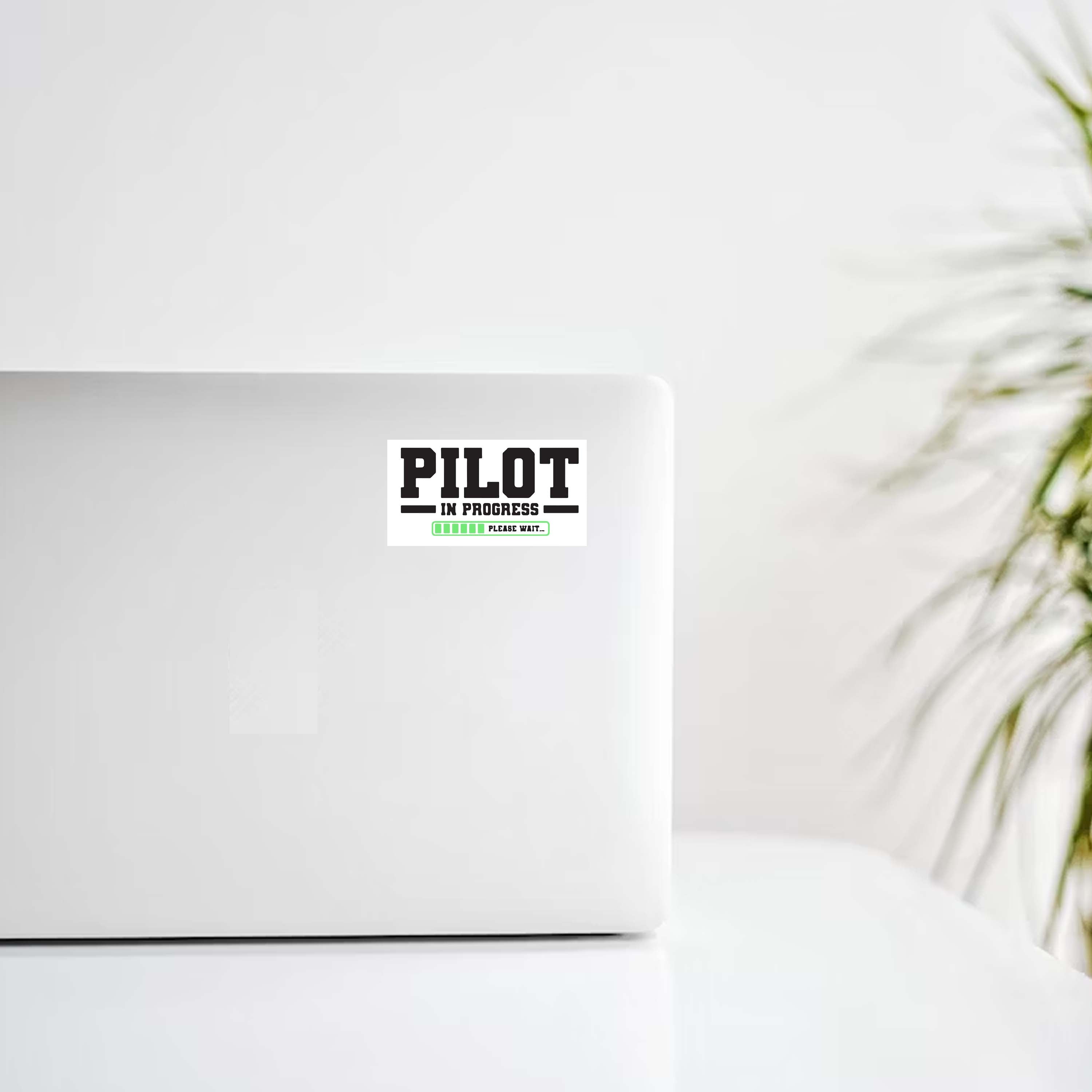 Pilot In progress, Please Wait Decal Stickers