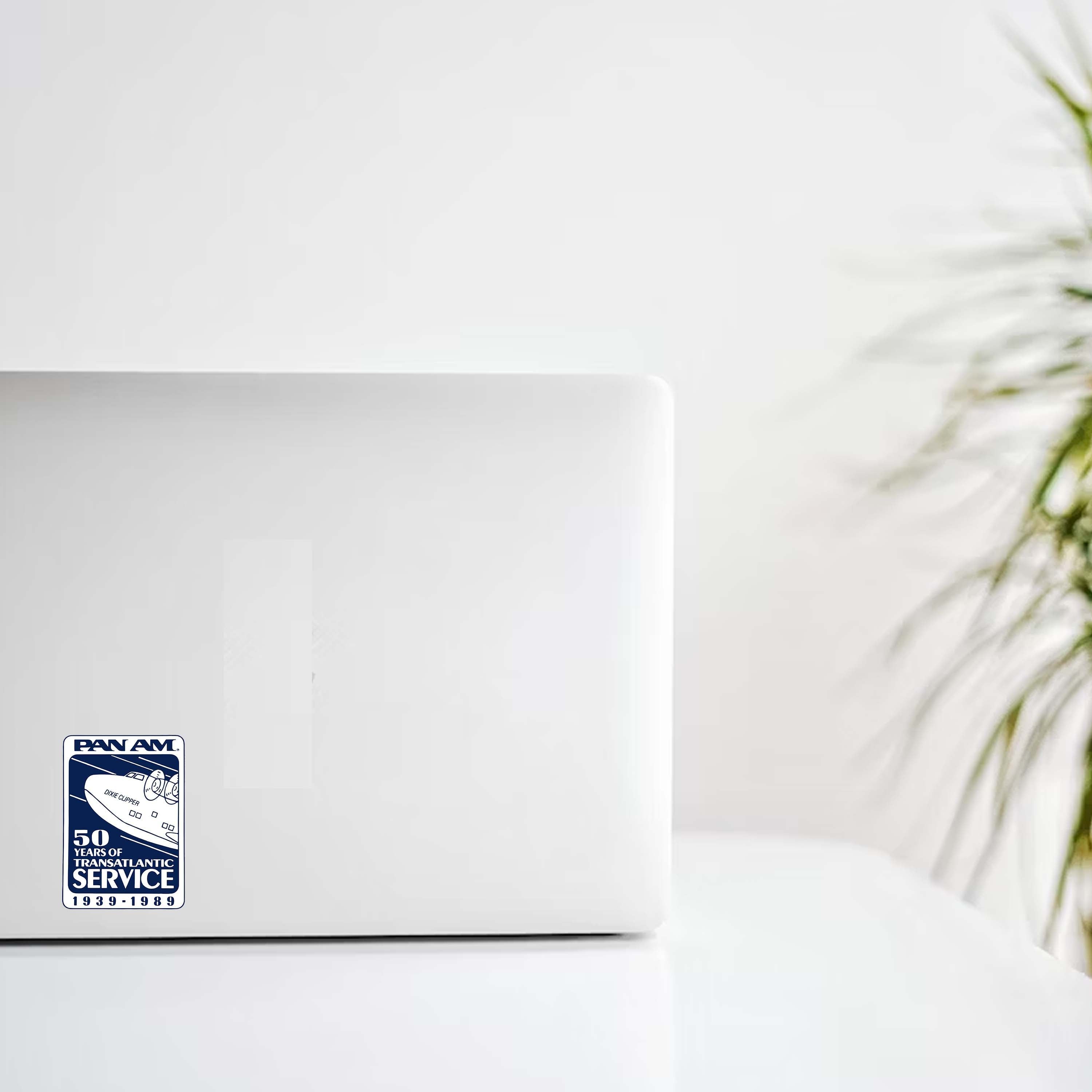 Pan Am 50 Years Of Transatlantic Service 1939-1989 Decal Stickers