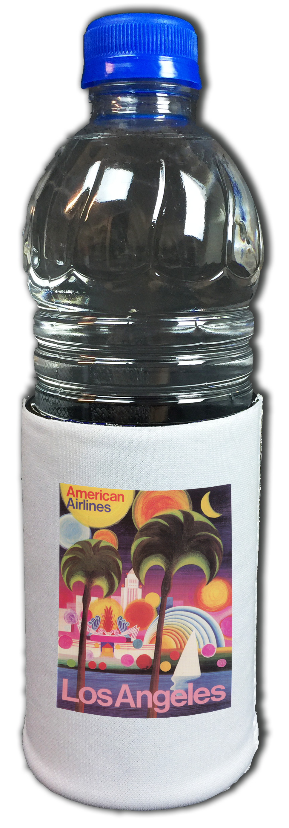 AA Los Angeles Travel Poster Bag Sticker Beverage Wrap