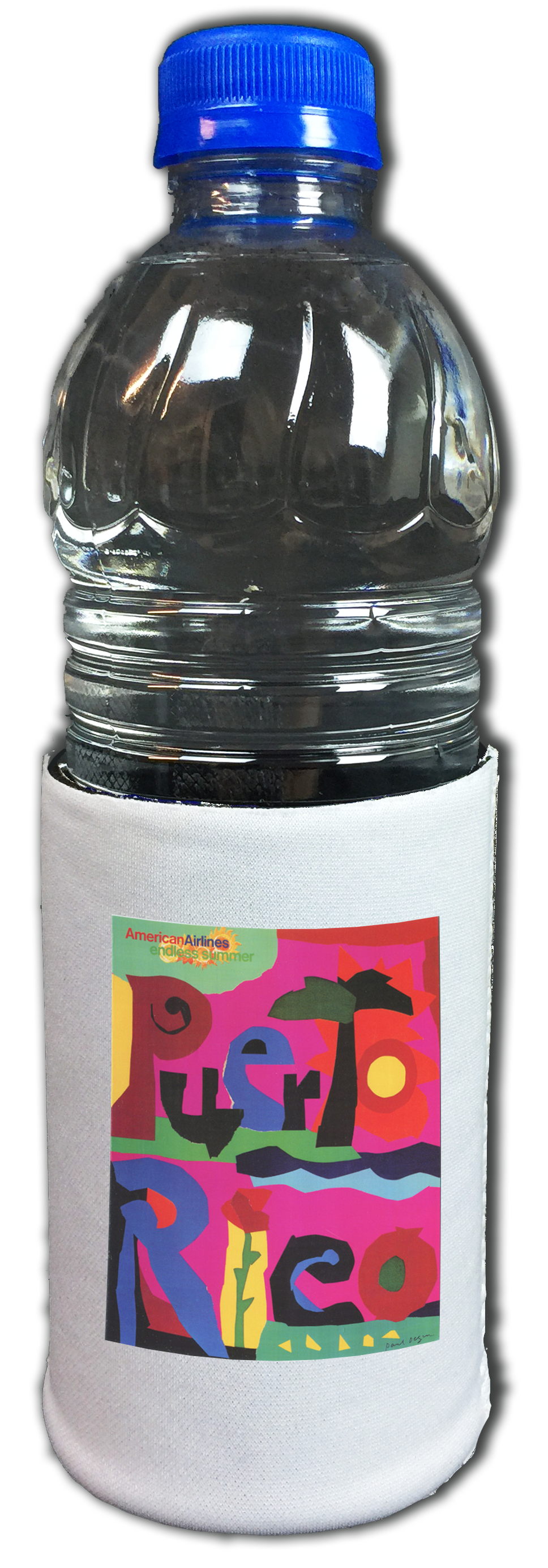AA Puerto Rico Travel Poster Bag Sticker Beverage Wrap