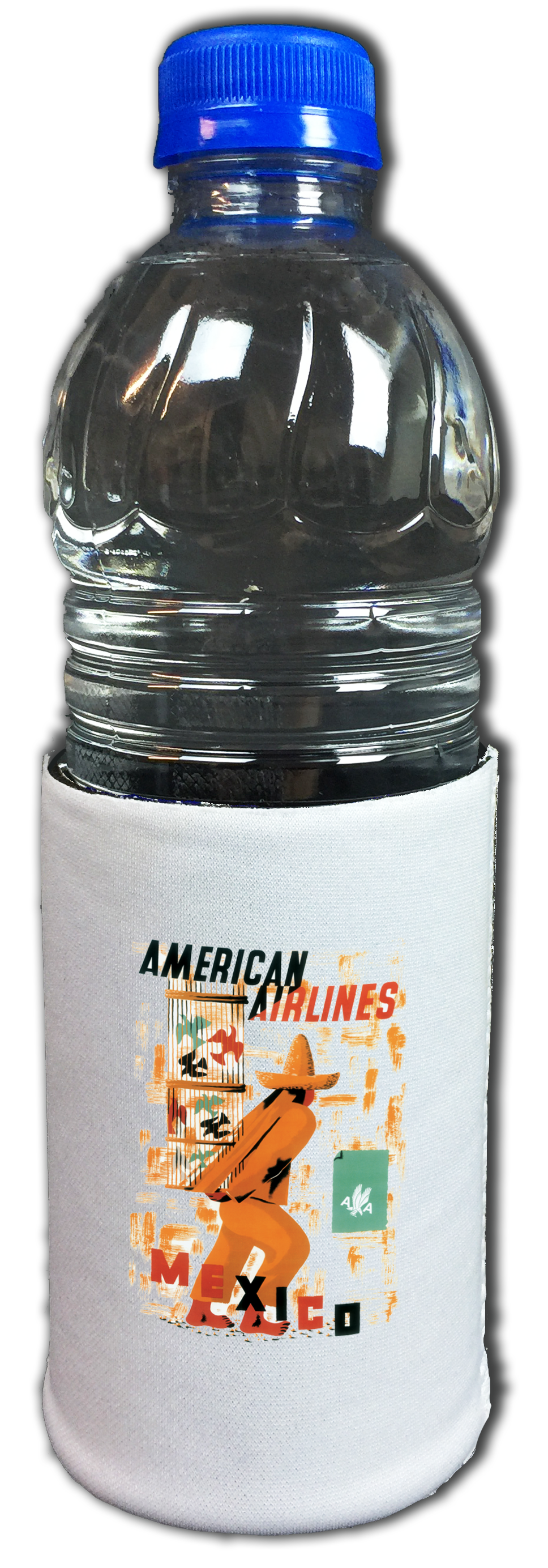 AA Mexico Travel Poster Bag Sticker Beverage Wrap