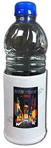 New York Fly TWA Broadway At Night Travel Poster Beverage Wrap