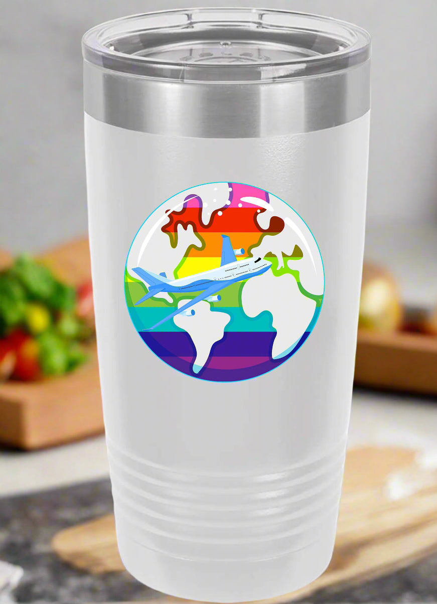 Flying Around The World With Pride Tumbler