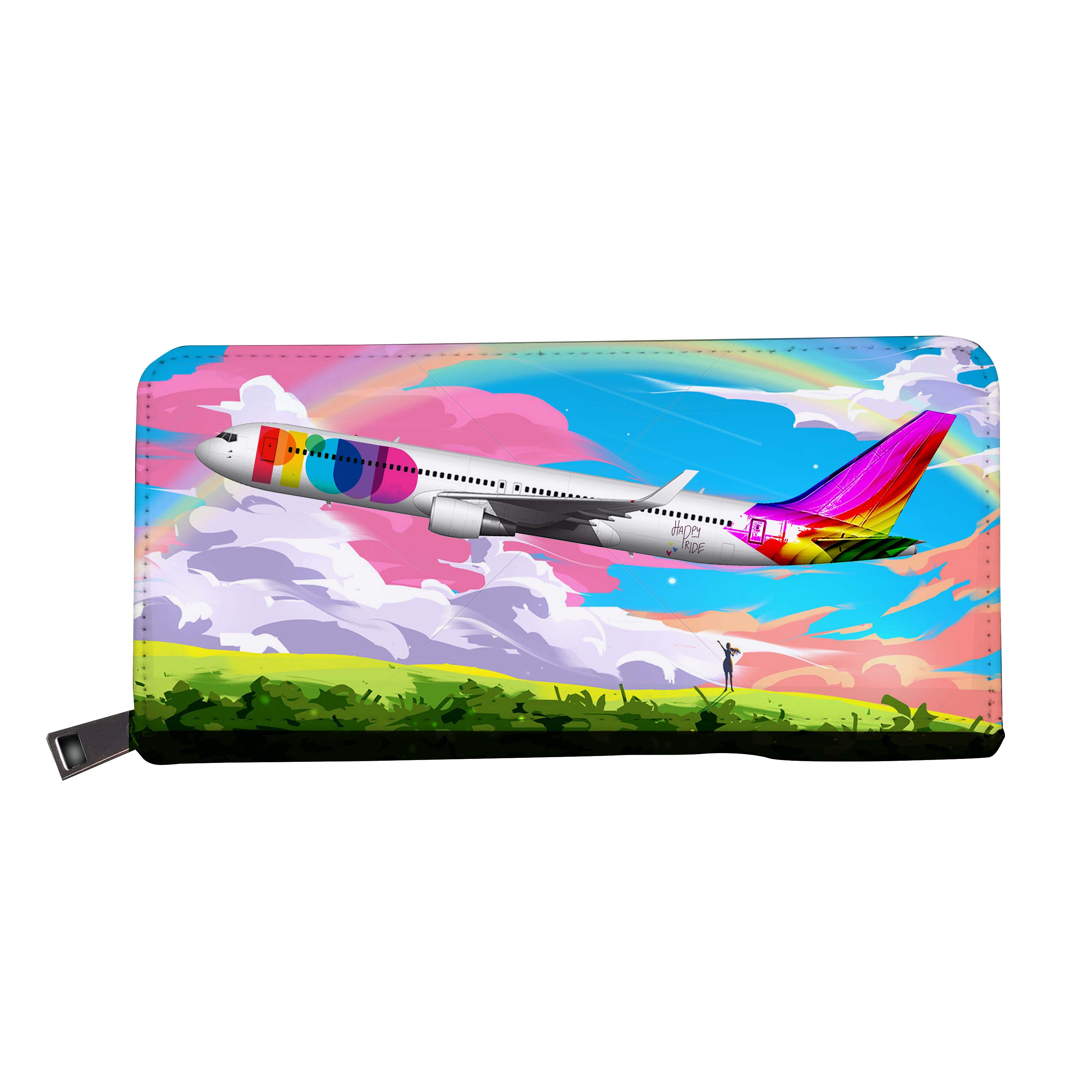 Pride Proud Livery Plane Wallet