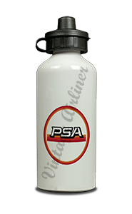 Pacific Southwest Airlines (PSA) Round Bag Sticker Aluminum Water Bottle