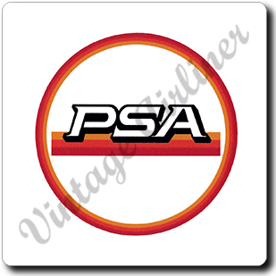 PSA Airlines Round Logo Square Sandstone Coaster