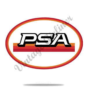 PSA Bag Sticker Round Sandstone Coaster